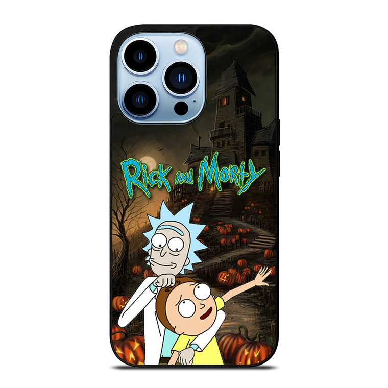 RICK AND MORTY HAPPY HALLOWEEN iPhone 13 Pro Max Case Cover