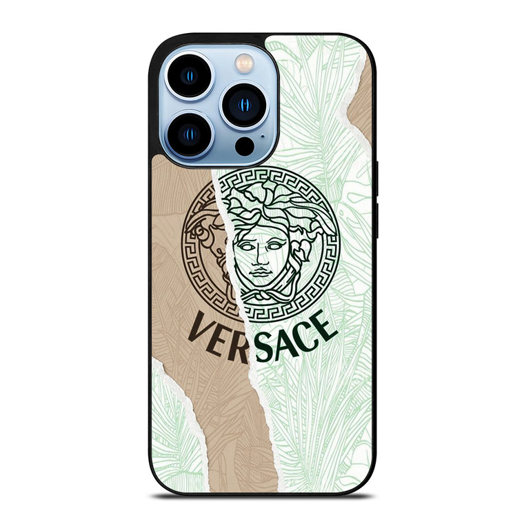 VERSACE LOGO PALM LEAVES iPhone 13 Pro Max Case Cover