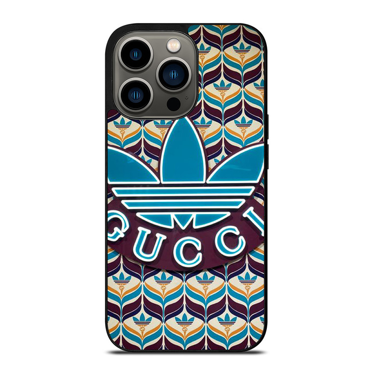 ADIDAS FEAT GUCCI LOGO iPhone 13 Pro Case Cover