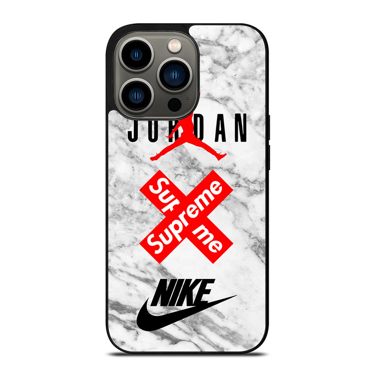 AIR JORDAN MARBLE SUPREME NIKE iPhone 13 Pro Case Cover