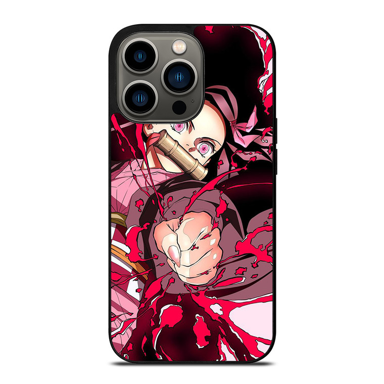 ANIME KIMETSU NO YAIBE DEMON SLAYER NEZUKO KAMADO iPhone 13 Pro Case Cover