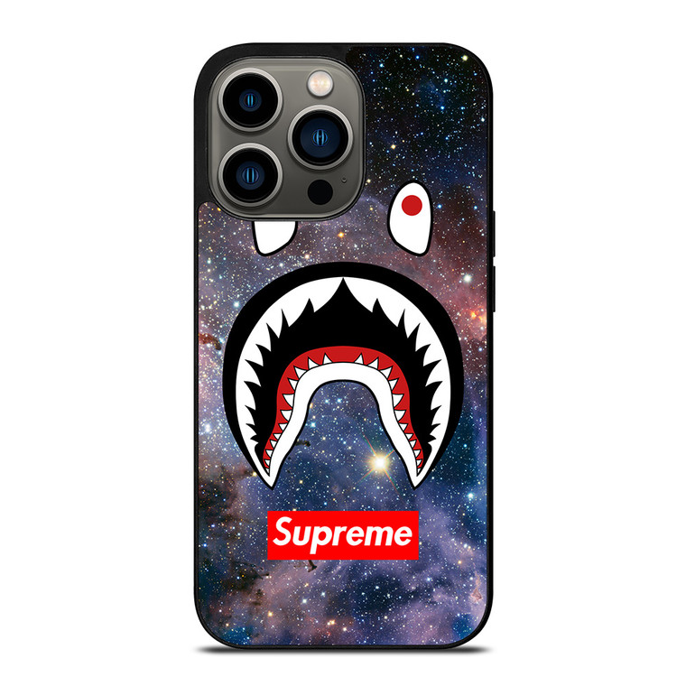 BAPE CAMO SHARK SUPREME NEBULA iPhone 13 Pro Case Cover