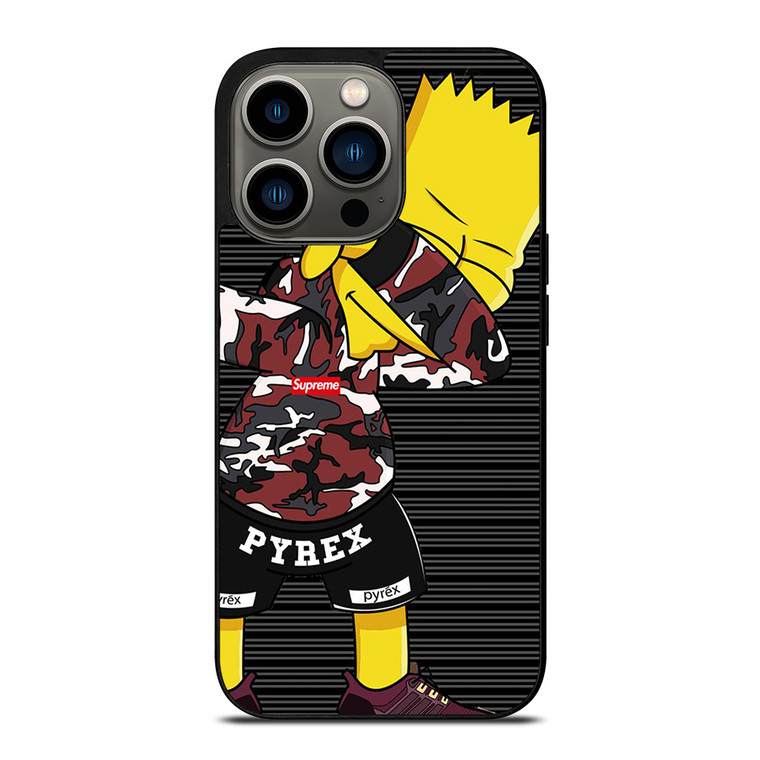 BART SIMPSON SUPREME CAMO DAB iPhone 13 Pro Case Cover