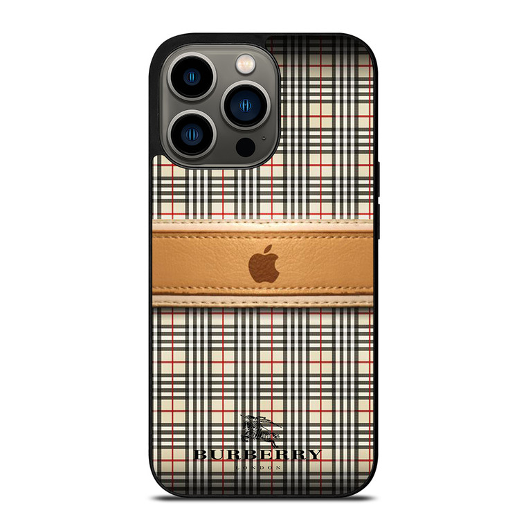 BURBERRY APPLE LOGO iPhone 13 Pro Case Cover