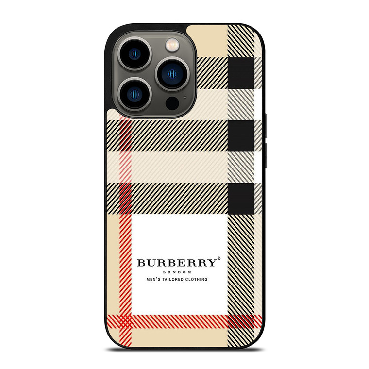 BURBERRY MEN'S TAILORED CLOTHING iPhone 13 Pro Case Cover