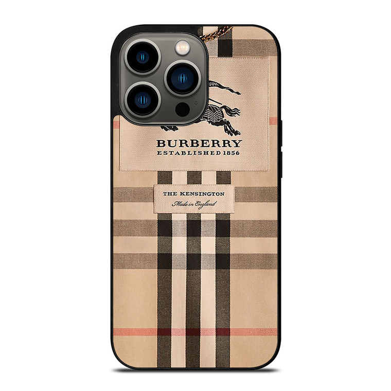 BURBERRY TAG LOGO iPhone 13 Pro Case Cover