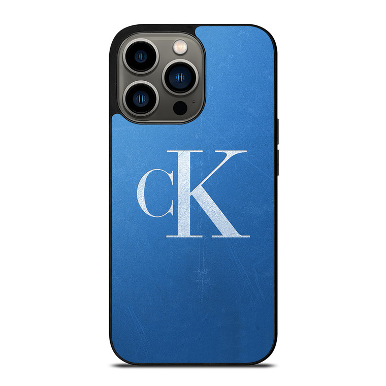 CALVIN KLEIN CK LOGO BLUE iPhone 13 Pro Case Cover