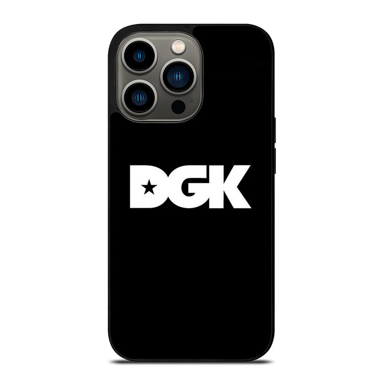DGK SKATEBOARDING LOGO BLACK iPhone 13 Pro Case Cover