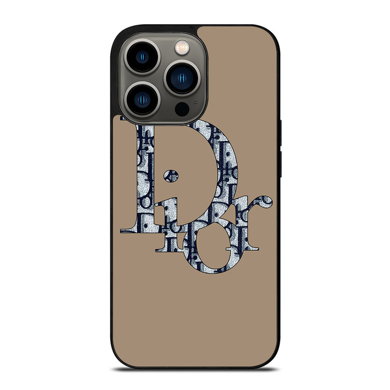 DIOR PATTERN LOGO iPhone 13 Pro Case Cover