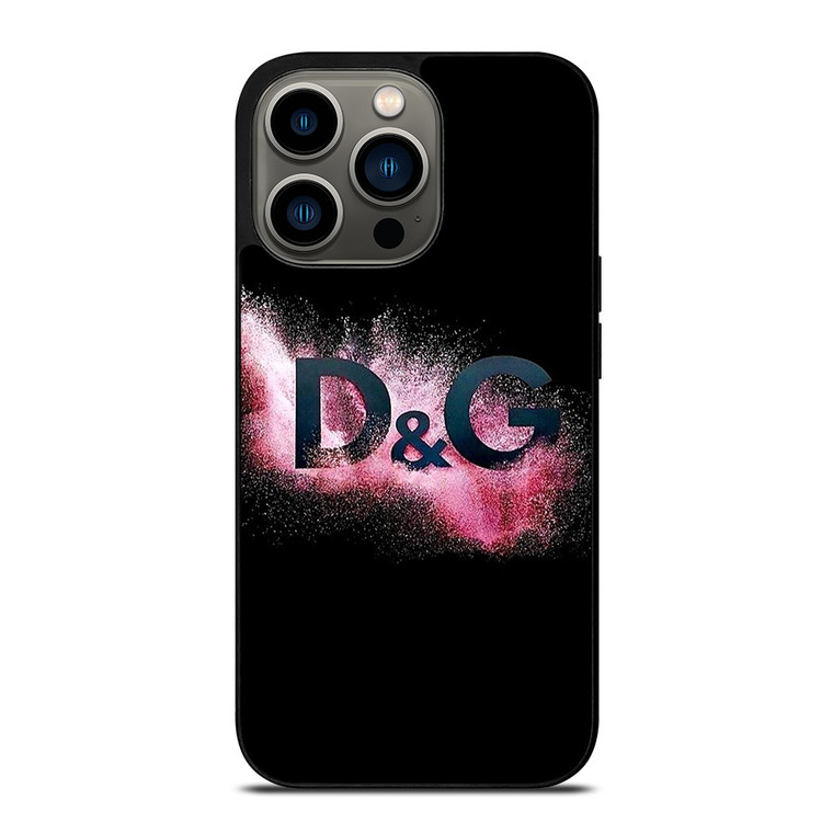 DOLCE AND GABBANA D&G LOGO SPARKLE iPhone 13 Pro Case Cover