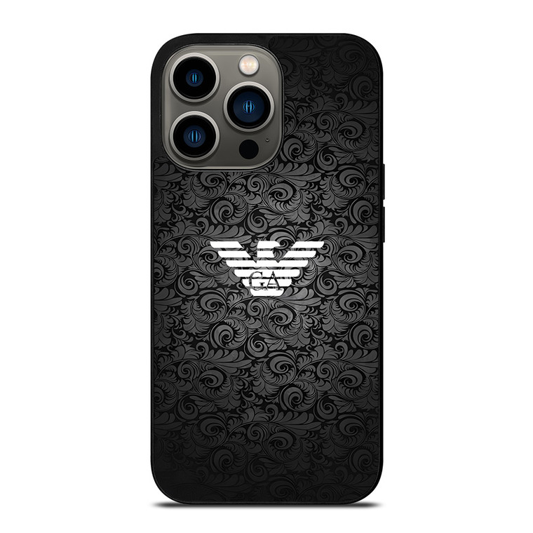 GIORGIO ARMANI LOGO PATTERN iPhone 13 Pro Case Cover