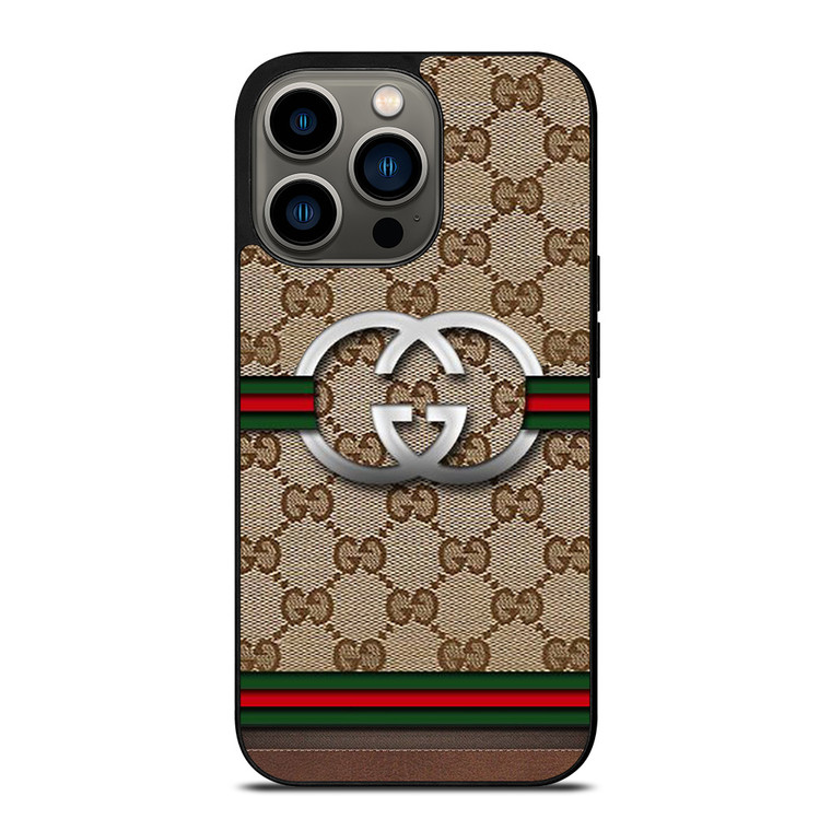 GUCCI LOGO STRIPE 2 iPhone 13 Pro Case Cover