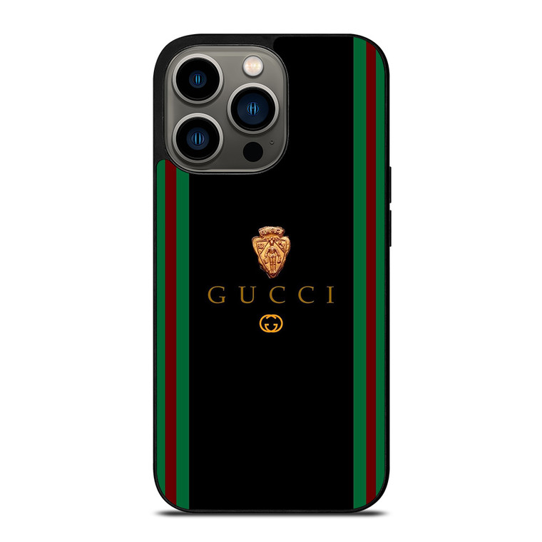 GUCCI LOGO STRIPE iPhone 13 Pro Case Cover