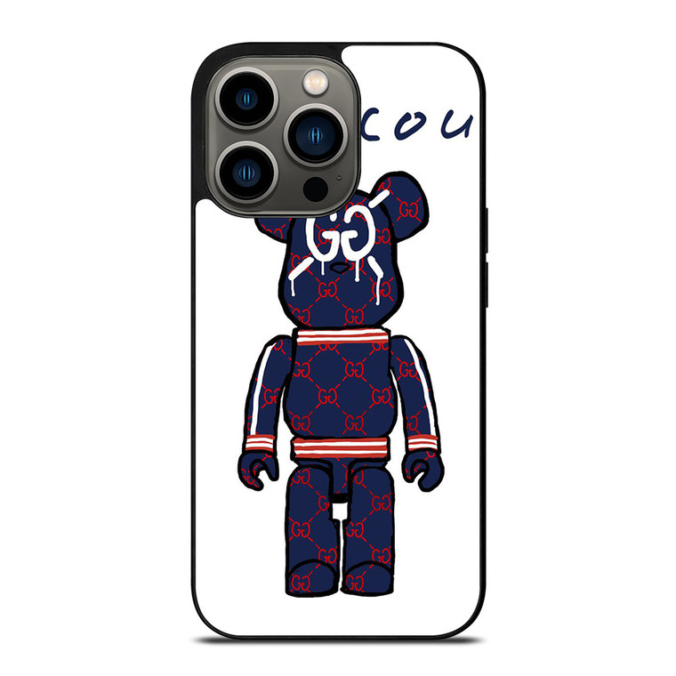 GUCCI LOGO X KAWS BEAR ICON iPhone 13 Pro Case Cover