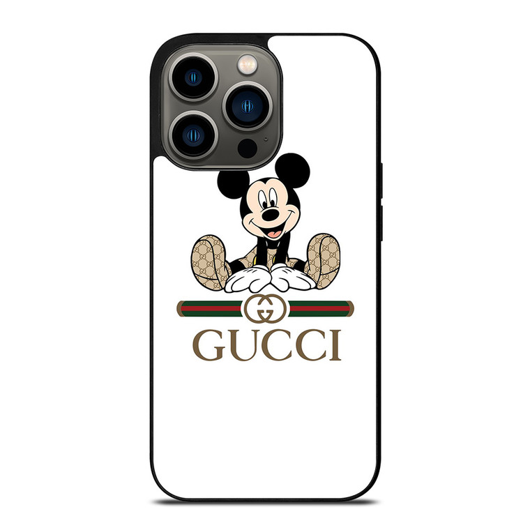 GUCCI LOGO X MICKEY MOUSE DISNEY iPhone 13 Pro Case Cover