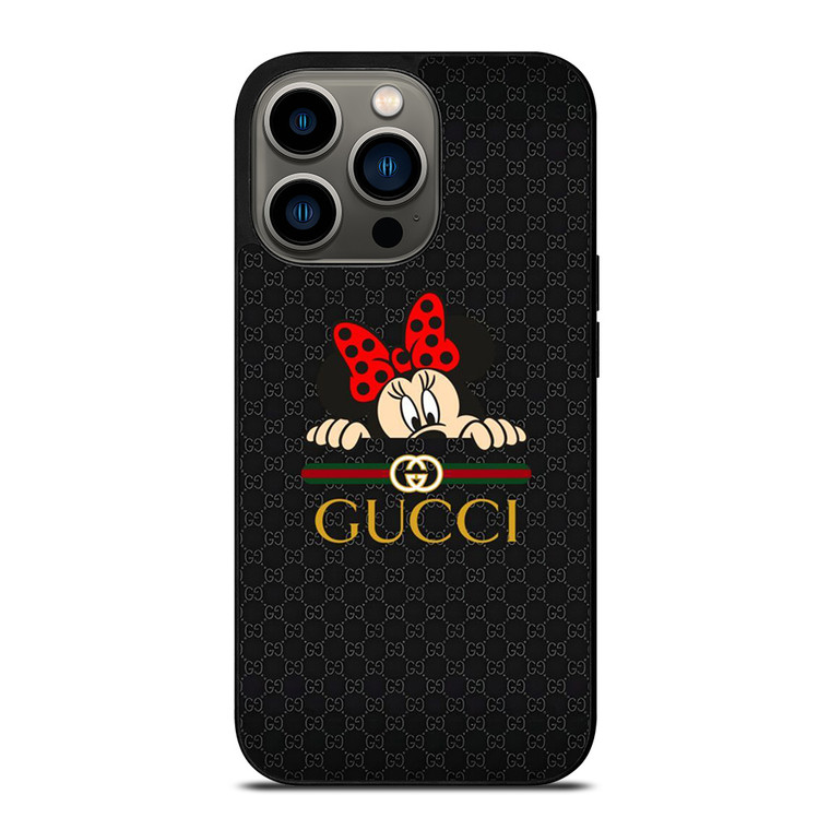 GUCCI LOGO X MINNIE MOUSE DISNEY iPhone 13 Pro Case Cover
