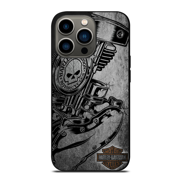 HARLEY DAVIDSON ENGINE ART iPhone 13 Pro Case Cover