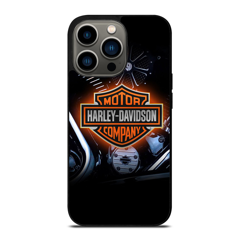 HARLEY DAVIDSON LOGO ENGINE iPhone 13 Pro Case Cover