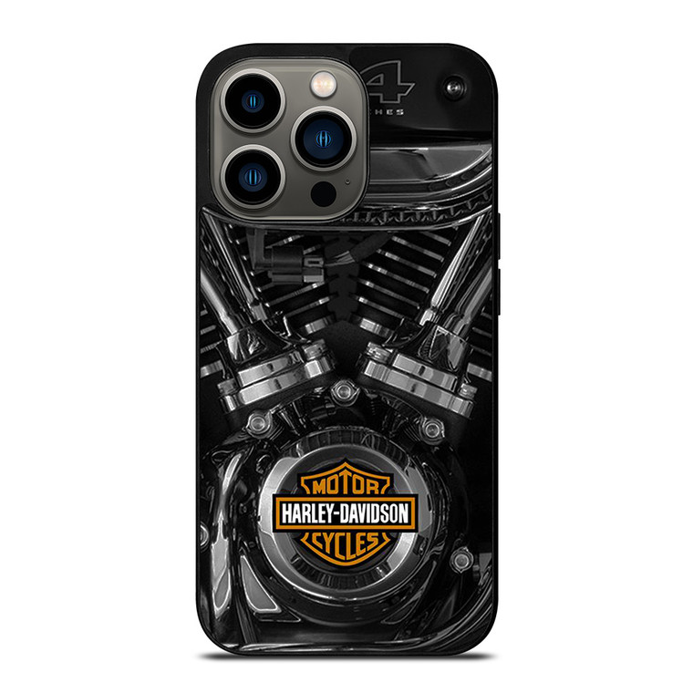 HARLEY DAVIDSON MOTORCYCLES LOGO ENGINE iPhone 13 Pro Case Cover