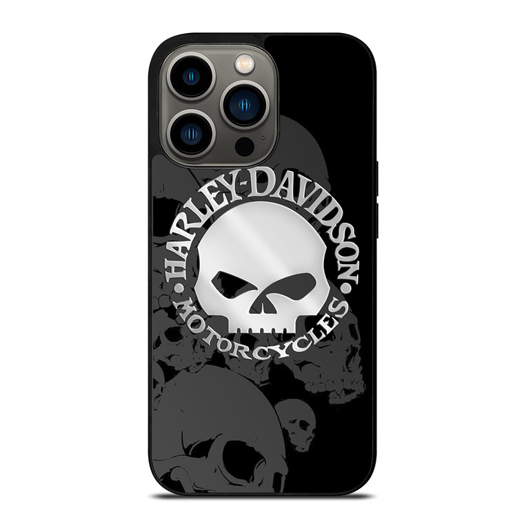 HARLEY DAVIDSON SKULL LOGO 2 iPhone 13 Pro Case Cover