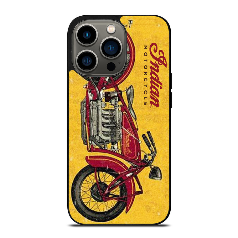 INDIAN MOTORCYCLES VINTAGE iPhone 13 Pro Case Cover