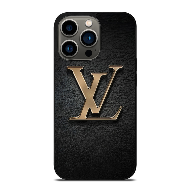 LOUIS VUITTON GOLD EMBLEM iPhone 13 Pro Case Cover