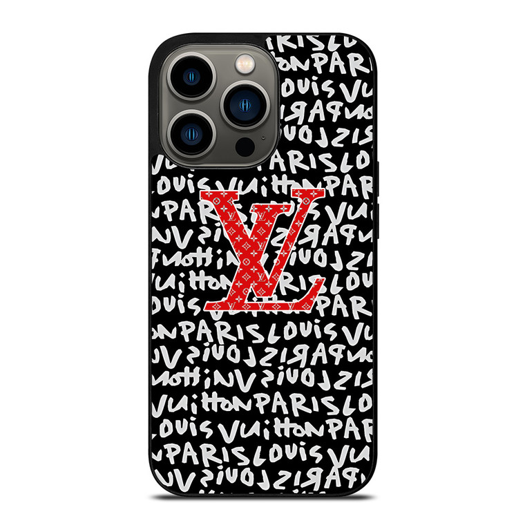 LOUIS VUITTON LV PARIS PATTERN LOGO iPhone 13 Pro Case Cover