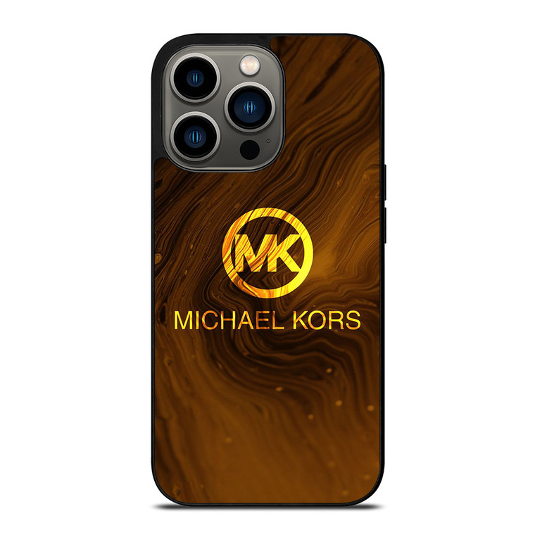 MICHAEL KORS MK GOLDEN LOGO iPhone 13 Pro Case Cover