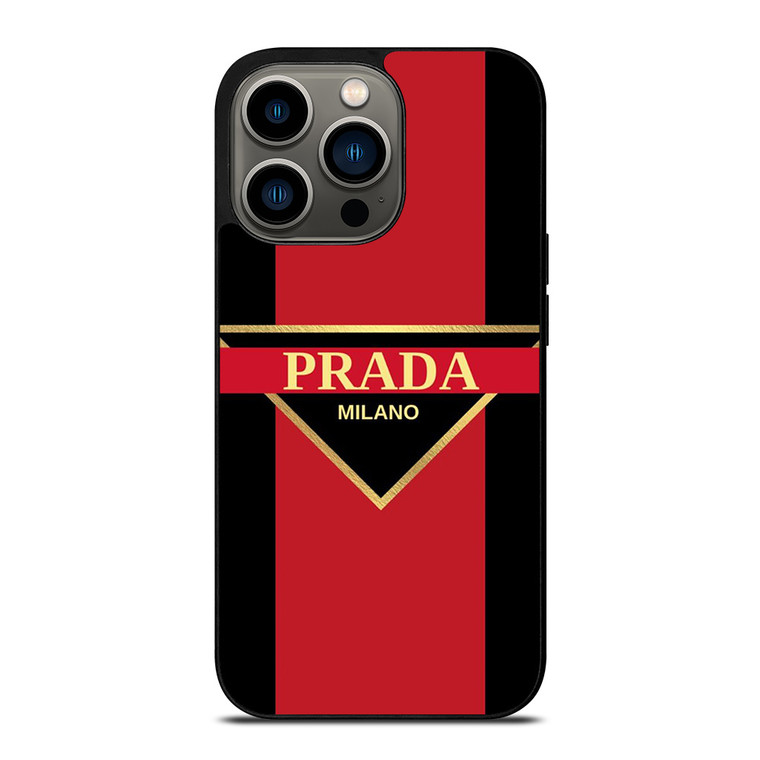 PRADA MILANO FASHION LOGO iPhone 13 Pro Case Cover