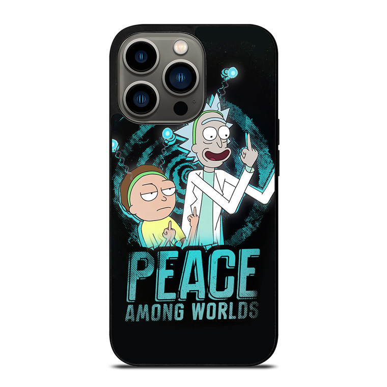 RICK AND MORTY PEACE AMONG WORLDS iPhone 13 Pro Case Cover