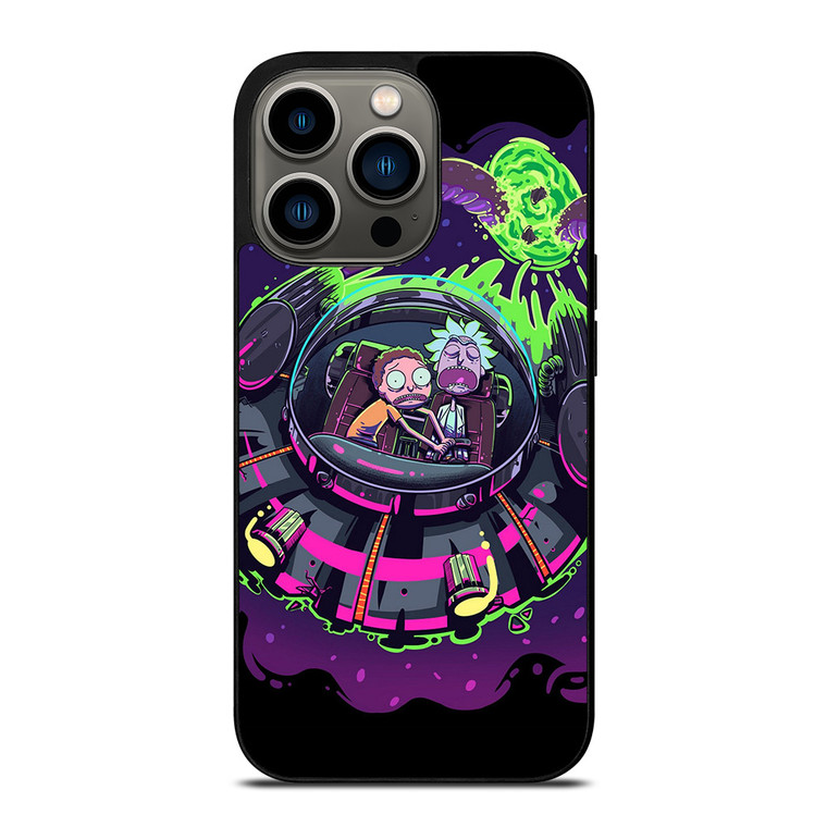 RICK AND MORTY TRIPPY ART iPhone 13 Pro Case Cover