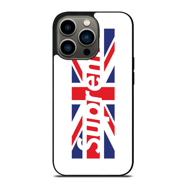 SUPREME UNITED KINGDOM FLAG iPhone 13 Pro Case Cover