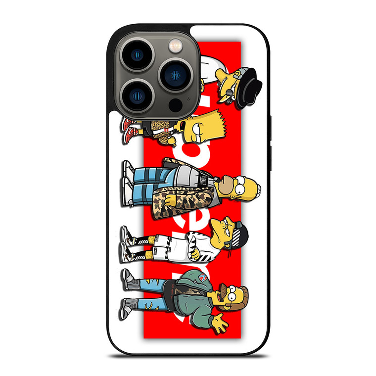 THE SIMPSONS SUPREME HYPEBEAST iPhone 13 Pro Case Cover
