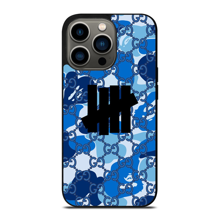 UNDEFEATED X GUCCI X BAPE CAMO iPhone 13 Pro Case Cover
