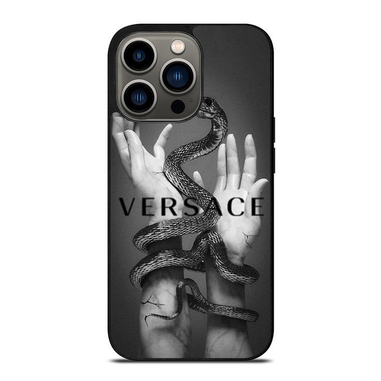VERSACE LOGO SNAKE AND HANDS iPhone 13 Pro Case Cover
