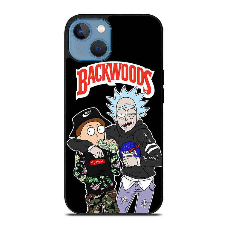 BACKWOODS RICK AND MORTY 4 iPhone 13 Case Cover