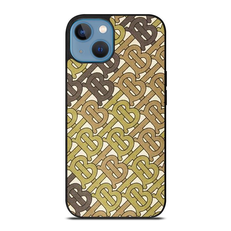 BURBERRY LOGO PATTERN EMBLEM iPhone 13 Case Cover