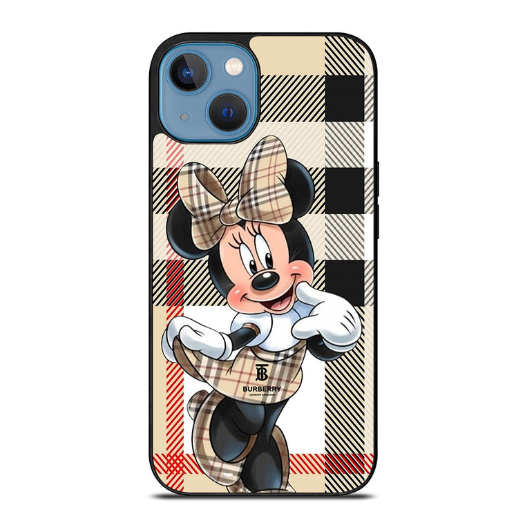 BURBERRY X MINNIE MOUSE DISNEY iPhone 13 Case Cover