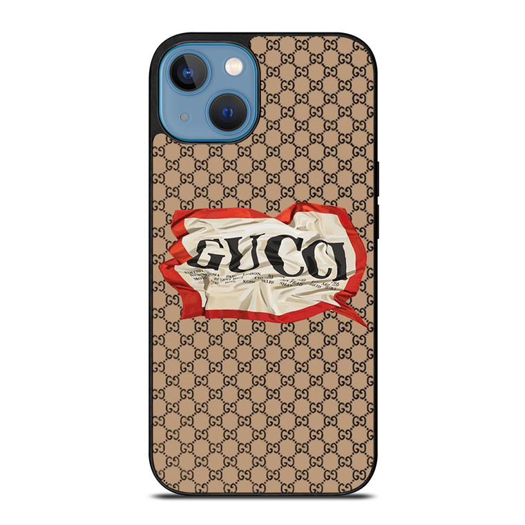 GUCCI LOGO PATTERN HEARTBREAKER iPhone 13 Case Cover