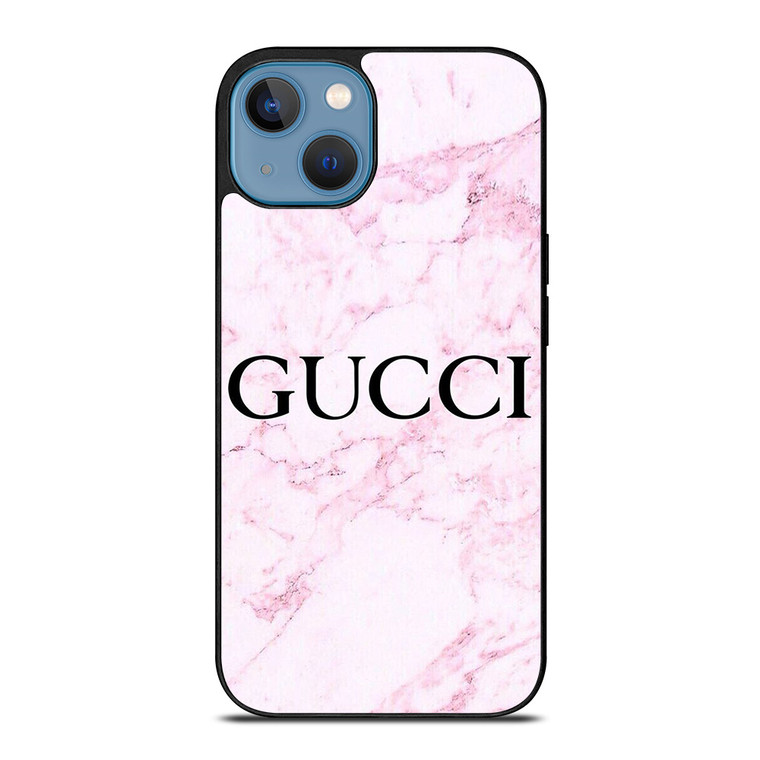 GUCCI PINK MARBLE iPhone 13 Case Cover