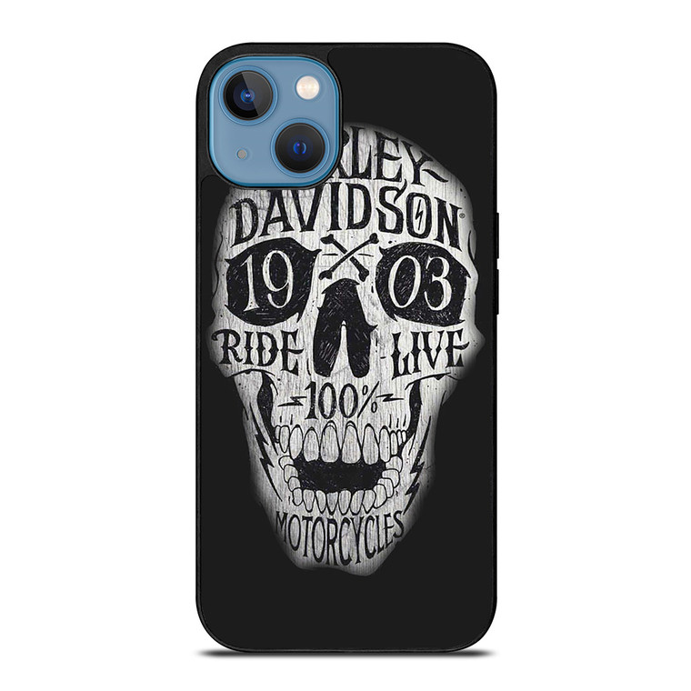 HARLEY DAVIDSON 1903 SKULL iPhone 13 Case Cover