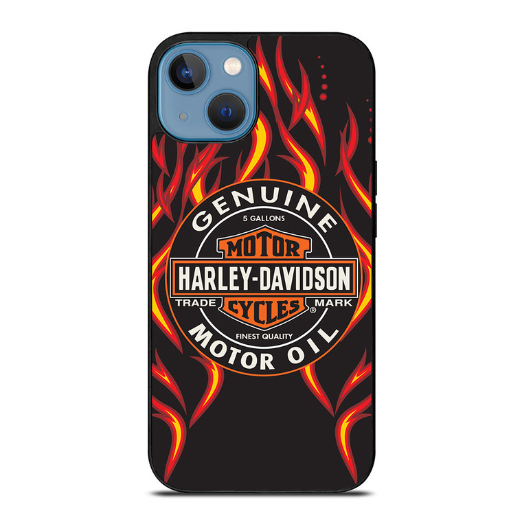 HARLEY DAVIDSON GENUINE MOTOR OIL BADGE iPhone 13 Case Cover