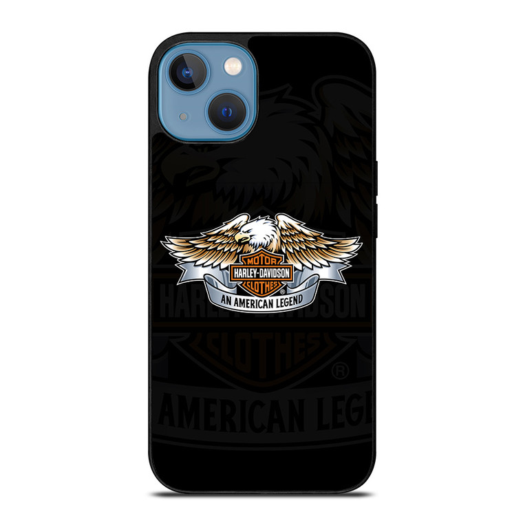 HARLEY DAVIDSON MOTOR EAGLE LOGO iPhone 13 Case Cover