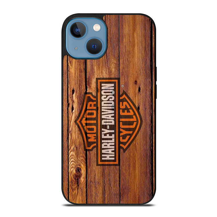 HARLEY DAVIDSON ON THE WOOD iPhone 13 Case Cover