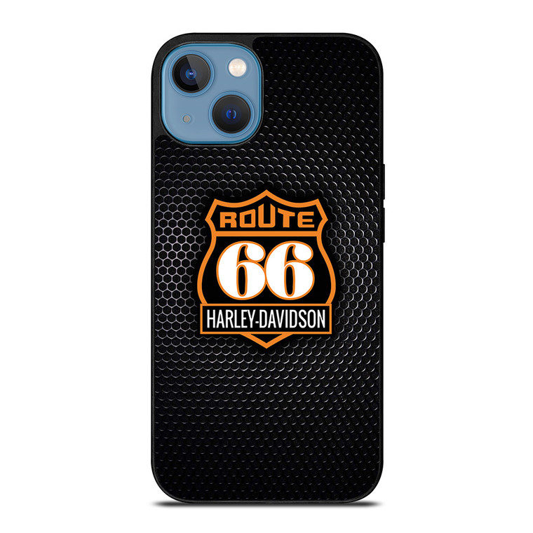 HARLEY DAVIDSON ROUTE 66 LOGO BADGE iPhone 13 Case Cover