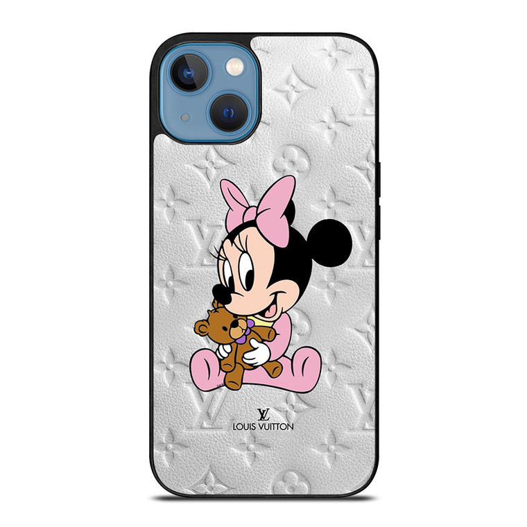 LOUIS VUITTON LV LOGO BABY MINNIE MOUSE DISNEY iPhone 13 Case Cover