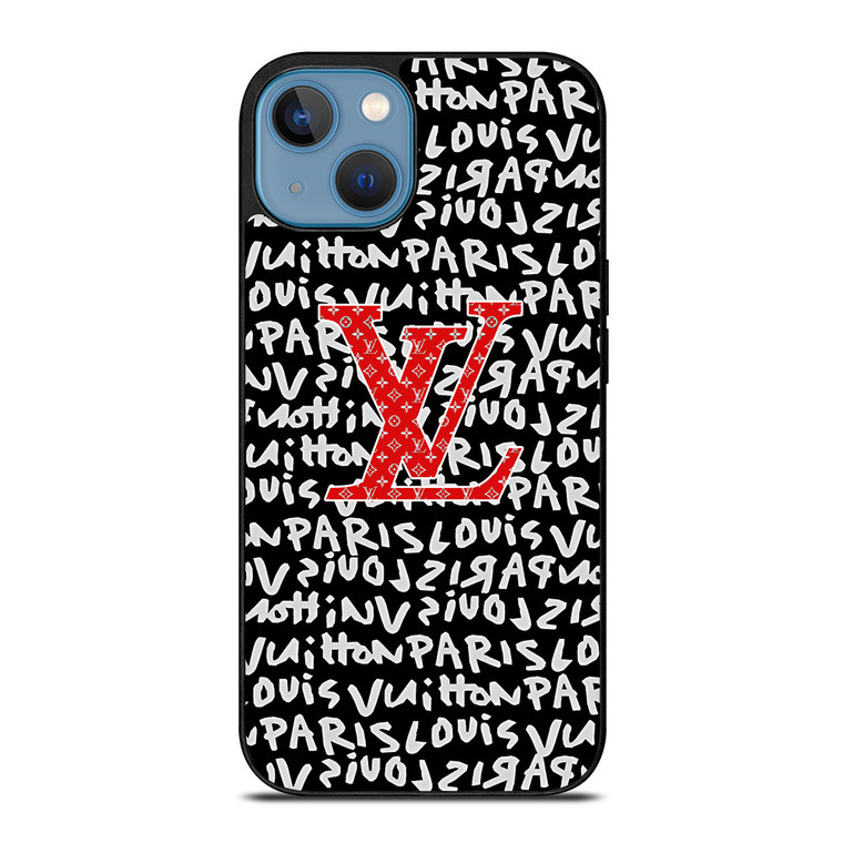 LOUIS VUITTON LV PARIS PATTERN LOGO iPhone 13 Case Cover