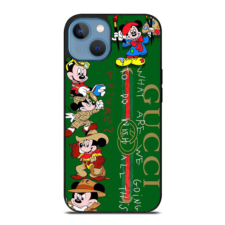 MICKEY MOUSE DISNEY GUCCI FUTURE iPhone 13 Case Cover