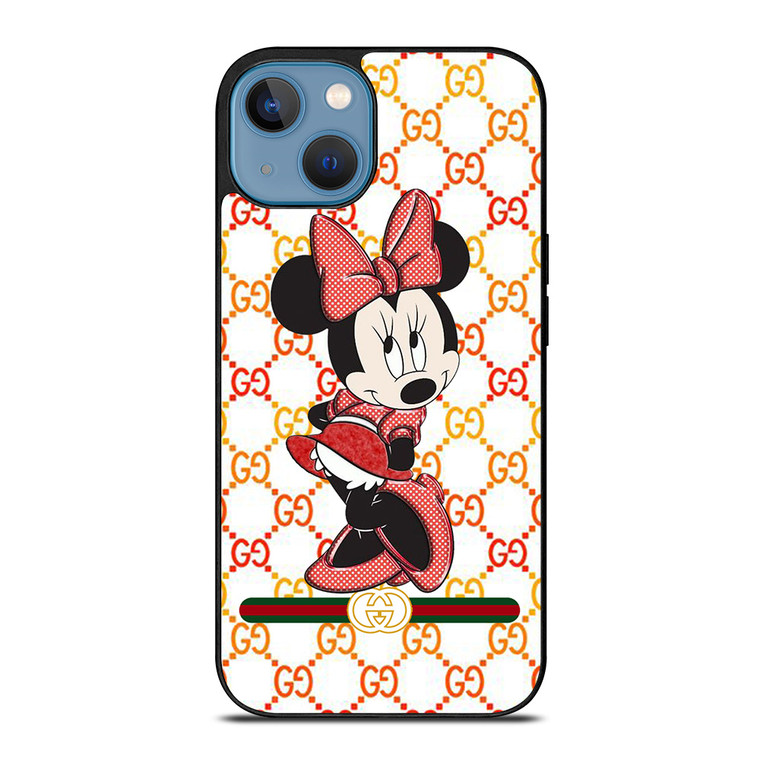 MINNIE MOUSE DISNEY CUTE X GUCCI iPhone 13 Case Cover MINNIE MOUSE DISNEY CUTE X GUCCI iPhone 13 Case Cover