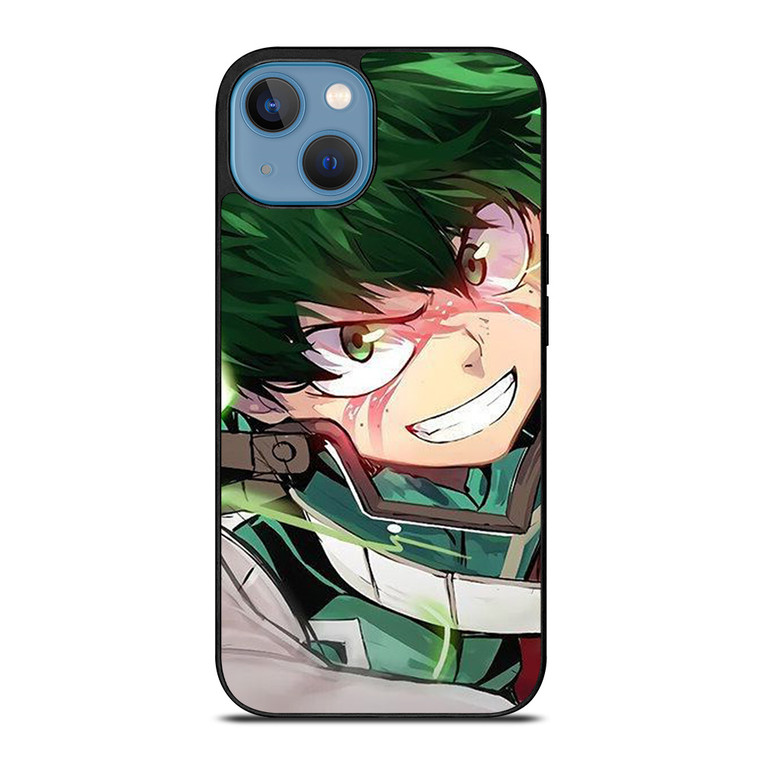 MY HERO ACADEMIA IZUKU FACE iPhone 13 Case Cover MY HERO ACADEMIA IZUKU FACE iPhone 13 Case Cover